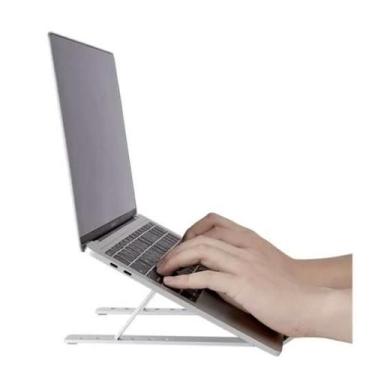 Imagem de Suporte Notebook Tablet Dobrável Ergonômico Ajustável Fino - Bc Bora C