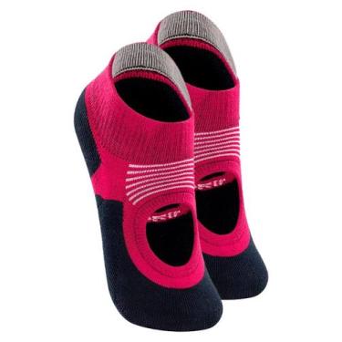 Imagem de Kit 2 Pares de Sapatilhas Antiderrapante Pilates Lupo 3286-002, Rosa, 