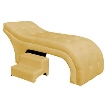 Imagem de Maca Botonê Para Estética Suede 60cm Salão Casa Recepção - Estopar, Su