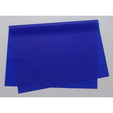 Imagem de Papel de seda 50x70 azul escuro acr31 - pacote com 100 folhas - ART CO