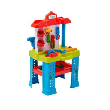 Imagem de Bancada De Trabalho Infantil, Com Diversas Ferramentas, Oficina Mecâni