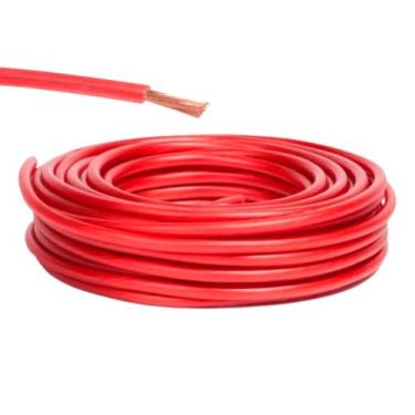 Imagem de Rolo Cabo Technoise Nacional 9.00mm - (5 Metros Vermelho)