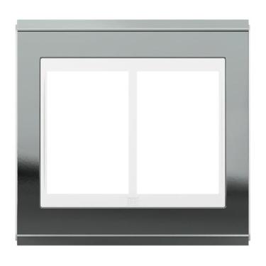 Imagem de  refinatto placa 4x4 6 posições concept branco/titanio  - weg