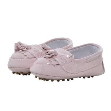 Imagem de Calçados Sapatinho de Bebê - Mocassim Feminimo - Bicho de Pé - Verniz 