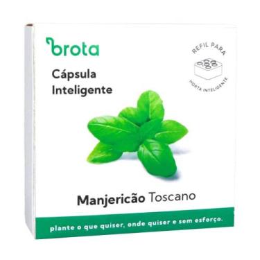 Imagem de Capsula Manjericao Tosc para Horta Autoirrigavel Brota