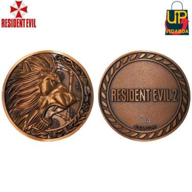 Imagem de Medalhão de Leão 4cm - Resident Evil 2 - Especial para colecionadores 