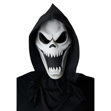 Imagem de California Costumes Máscara branca de terror para adultos Spectre Skull