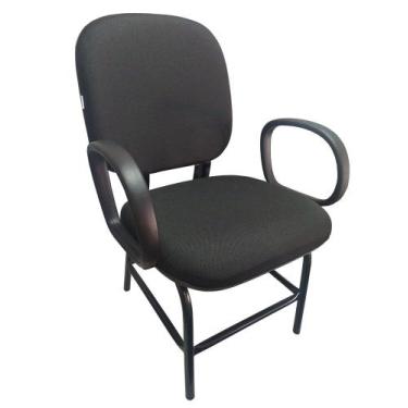 Imagem de Cadeira Para Obeso Plus Size Com Braço Apoio Reforçada Até 180 Kg Anat