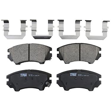 Imagem de TRW Conjunto de pastilhas de freio de disco Pro TRC1404 para Chevrolet Camaro 2010-2015, frontal e outras aplicações