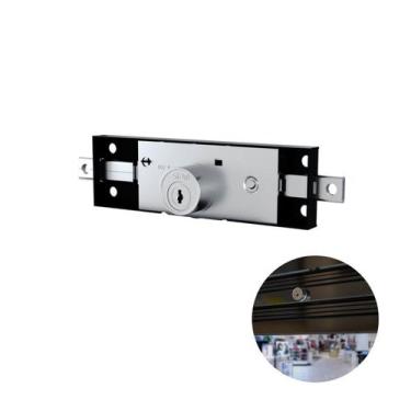 Imagem de Fechadura 201 Cor Grafite Para Porta de Enrolar E Para Porta de Rolo d