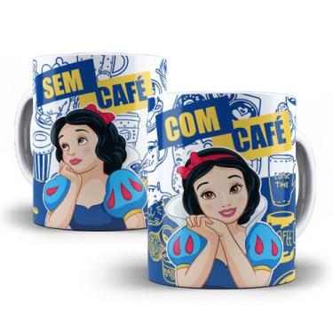 Imagem de Caneca Branca de Neve Com Café Sem Café Personalizada - Tio da Caneca