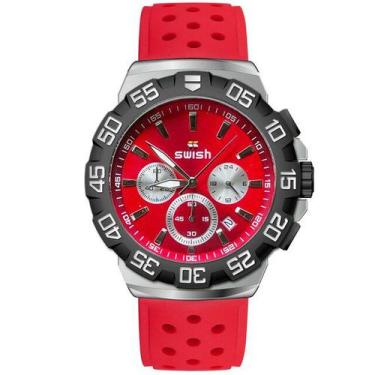Imagem de Relógio SWISH  Masculino De Silicone Cronógrafo 24 Horas - ElaShopp