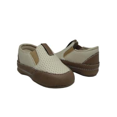 Imagem de Sapatinho de Bebe Tenis Iate Masculino Infantil Menino RN Maninhos Bab