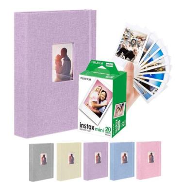 Imagem de Álbum para Camera Instax Mini + Filme 20 fotos Instax Mini Lilás - opt