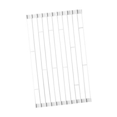 Imagem de Generic Escorredor de pratos de silicone para secar pratos, almofada de isolamento térmico, escorredor de pratos multiuso, tapete de secagem de pia para, L