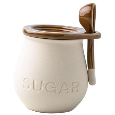 Imagem de Generic Recipiente para açúcar, lata de açúcar e sal, jarra multiuso para frutas secas, jarra para armazenamento de alimentos, organizador de condimentos para