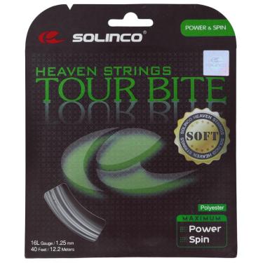 Imagem de Corda Solinco Tour Bite Soft 16L 1.25mm Prata - Set Individual