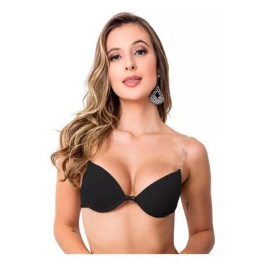 Imagem de Sutiã De Bojo Com Alça de Silicone Transparente Costa Nua Nadador - Am