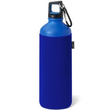 Imagem de Squeeze Alumínio 800 ml Sport com Luva Térmica TopGet, Azul