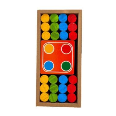Imagem de Torre inteligente jogo educativo de madeira - MANINHO