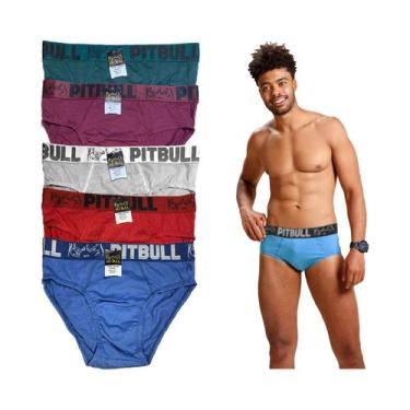 Imagem de Kit 10 Cueca Masculina Slip Adulto 100% Algodão Original - Cueca Slip 