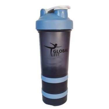 Imagem de Coqueteleira Academia Shaker - 600ml - Global Fit, Azul