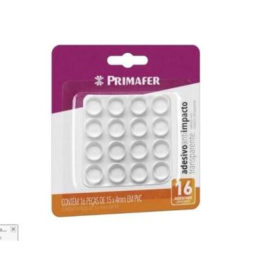 Imagem de Protetor transparente anti-impacto com adesivo 16 pçs - primafer