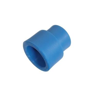 Imagem de Luva de Redução 50 x 25 mm PPR Azul para Rede de Ar Comprimido - ODN