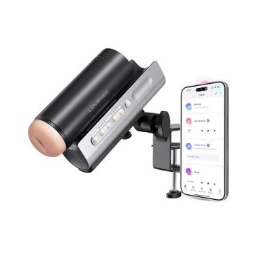Imagem de Lovense Solace Pro Masturbador Masculino Automático, Máquina de Boquete de Empurrão com Controle Remoto por Aplicativo com Experiência de IA/VR Imersiva Brinquedos Sexuais Masculinos Ajustáveis ​​para Prazer Masculino