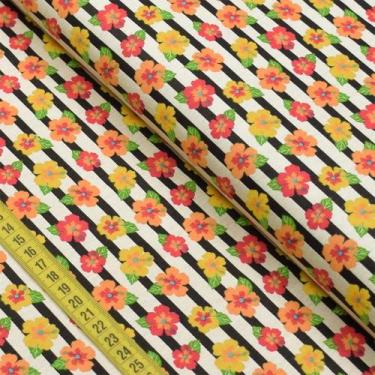Imagem de Tecido Estampado para Patchwork - Tropical 3 (0,50x1,40) - Fabricart S