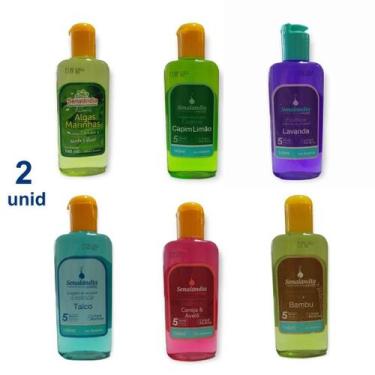 Imagem de 2 Cheirinho Concentrado Limpeza 140ml Lavanda Talco Cereja Avelã Bambu