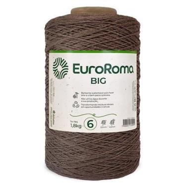 Imagem de Barbante EuroRoma Colorido Big Cone Nº06 1,8Kg, MARROM
