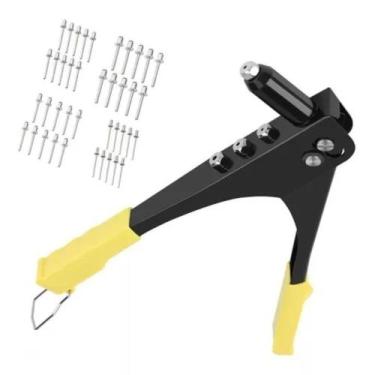 Imagem de Kit 2 Alicate Rebitador Rebitadeira 4 Bicos C/40 Rebites Eda - Importa