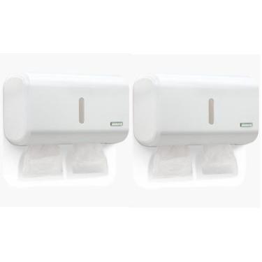 Imagem de Combo 2 Papeleiras Premisse Urban Compacto Branco