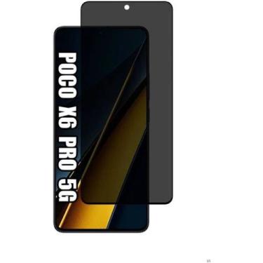 Imagem de Película 3D Privacidade de vidro para Xiaomi Poco X6 Pro - HUANG