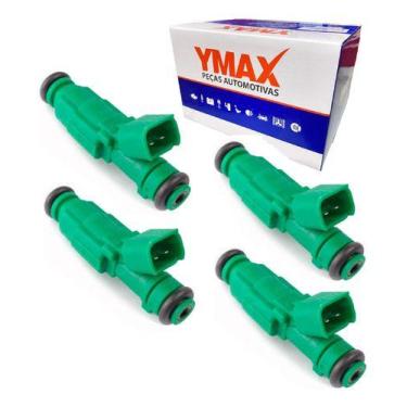 Imagem de 4 Bicos Injetores Hyundai Elantra I30 1.8 16v Ix35 2.0 16v - ymax-kits