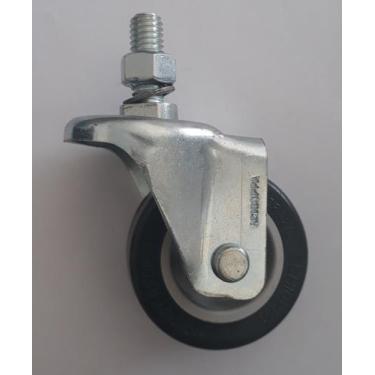 Imagem de Rodizio fixo para carrinhos e  móveis roda pvc flae 210 mf até 40kgs -