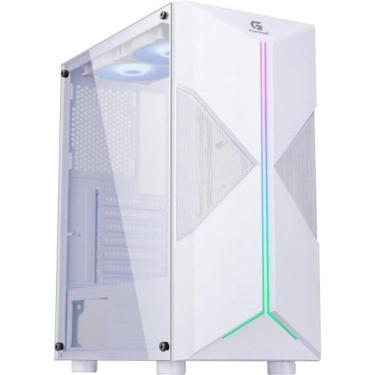 Imagem de Gabinete Gamer Fortrek HOLT MID Tower RGB Branco