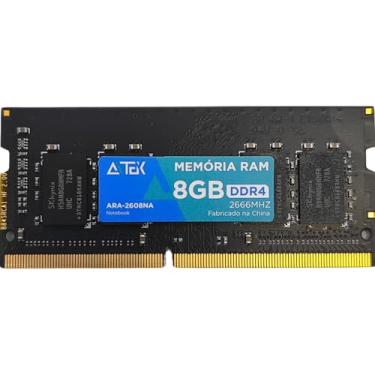 Imagem de Memória RAM para Notebook 8GB DDR4 2666MHz SO-DIMM Latência CL19 - Alto Desempenho para Multitarefas