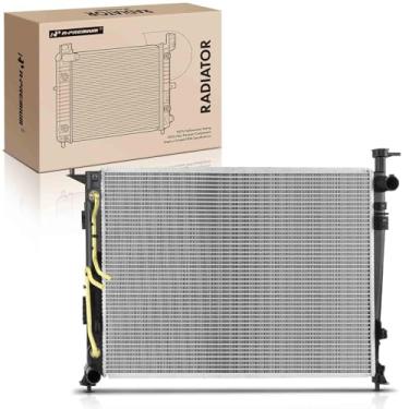 Imagem de A-Premium Conjunto de radiador de arrefecimento do motor com radiador de óleo de transmissão compatível com Hyundai Palisade 2020 2021 2022 2023 2024, 3,8L, número de substituição HY3010230