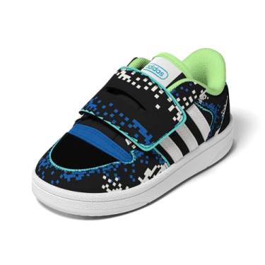 Imagem de adidas Tênis unissex Baby Break Start, Preto/azul-royal brilhante/branco, 17