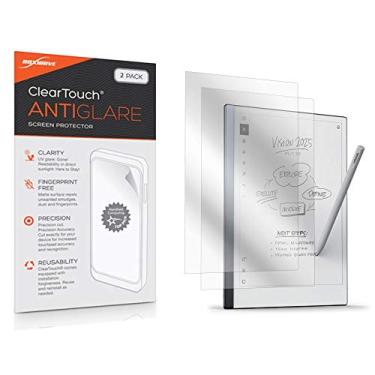 Imagem de Protetor de tela BoxWave compatível com Remarkable 2 - ClearTouch antirreflexo (pacote com 2), película fosca antiimpressão digital para Remarkable 2
