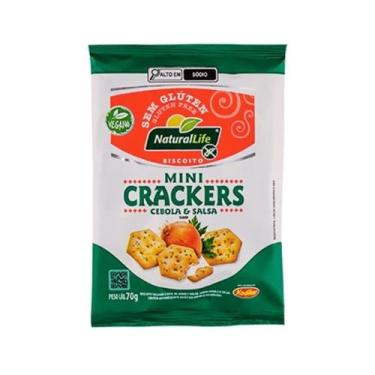 Imagem de BISCOITO MINI CRACKERS SABOR CEBOLA E SALSA VE GANO S/ GLUTEN KODILAR 