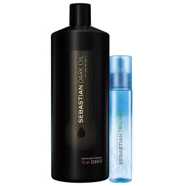 Imagem de Kit Sebastian Professional Flaunt Trilliant + Dark Oil Shampoo (2 Produtos)