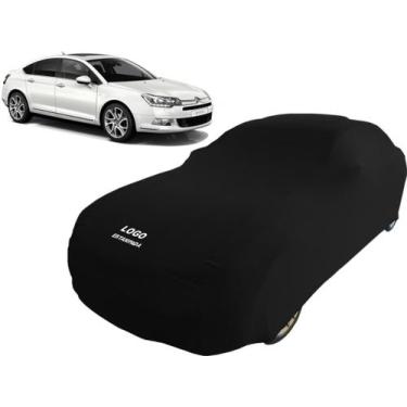 Imagem de Capa Automotiva Para Citroen C5 Tecido Helanca Lycra - Mz, Preta