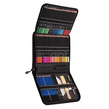 Imagem de Lápis de Cor, Cores Vibrantes de Cores pré -afiadas, Lápis Colorido, Conjunto de Lápis de Cor para Colorir Fácil Sem Odor para Colorir para a Escola Em Casa, Pintando de Desenho