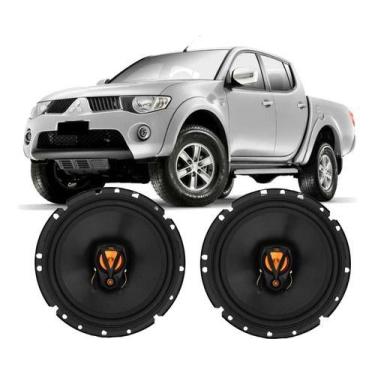 Imagem de Kit Alto Falante Original Jbl Dianteiro L200 100wrms Som, Preto/Laranj