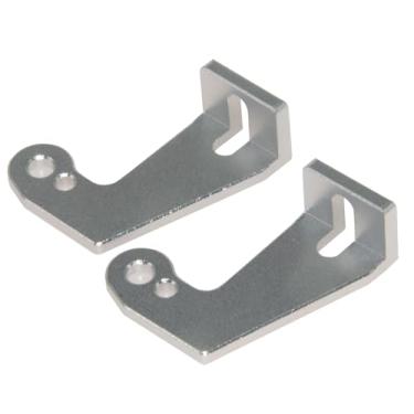 Imagem de Gearbox Mount Bracket Compatible with Tamiya Clodbuster Upgrade Bullhead Monster Truck RC Car Aluminum Gear Box Holder Parts(Silver)