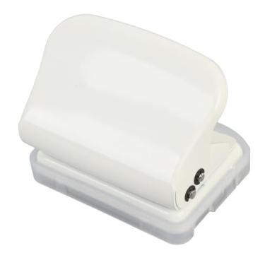 Imagem de Perfurador de papel de 5 furos, Perfurador de Papel Portátil Máquina de encadernação de ligantes soltas multifuncionais para A4 A5 B5 Caderno Scrapbook Crafts Paper DIY (Branco)