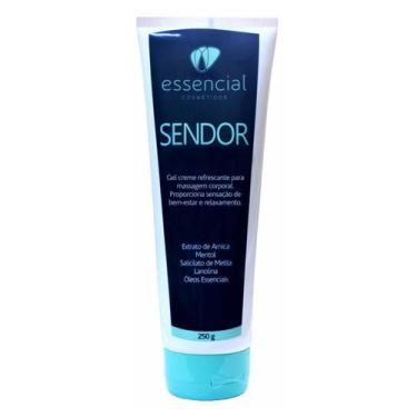 Imagem de Sendor Gel Creme Corporal para Massagem 250g Essencial Cosméticos  Rel